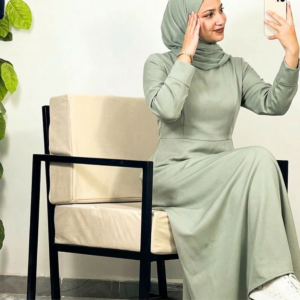 Robe Longue "Séréna" en Soie de Médine
